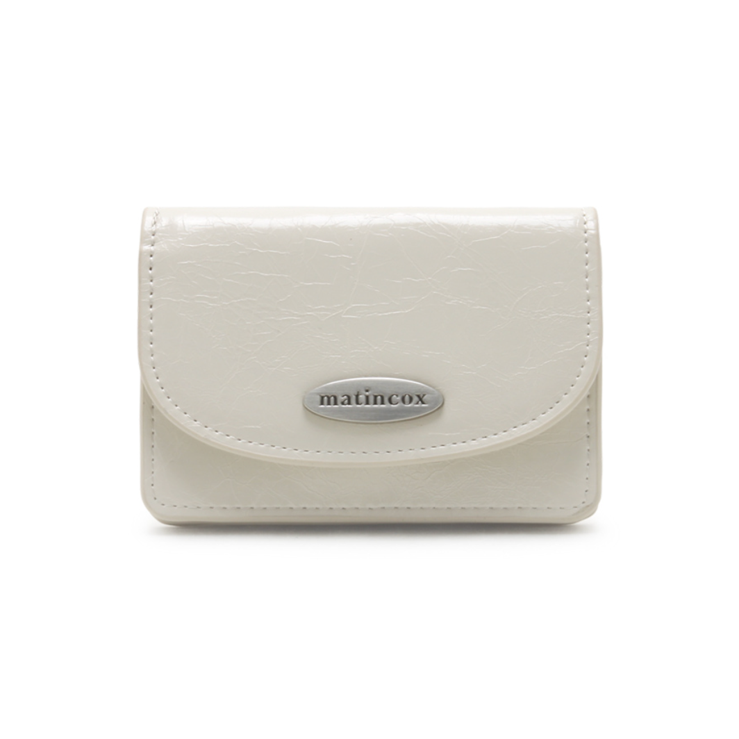 [MARTINCOKS] Auris Card Wallet Cream