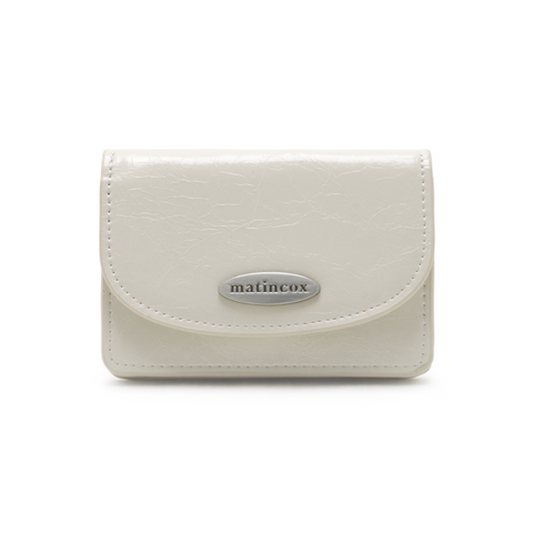 [MARTINCOKS] Auris Card Wallet Cream