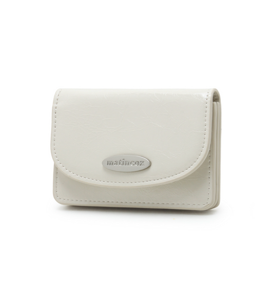 [MARTINCOKS] Auris Card Wallet Cream