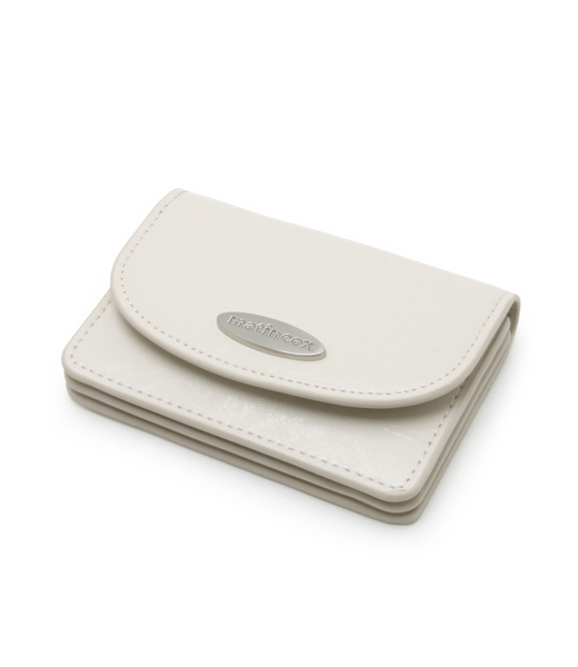 [MARTINCOKS] Auris Card Wallet Cream