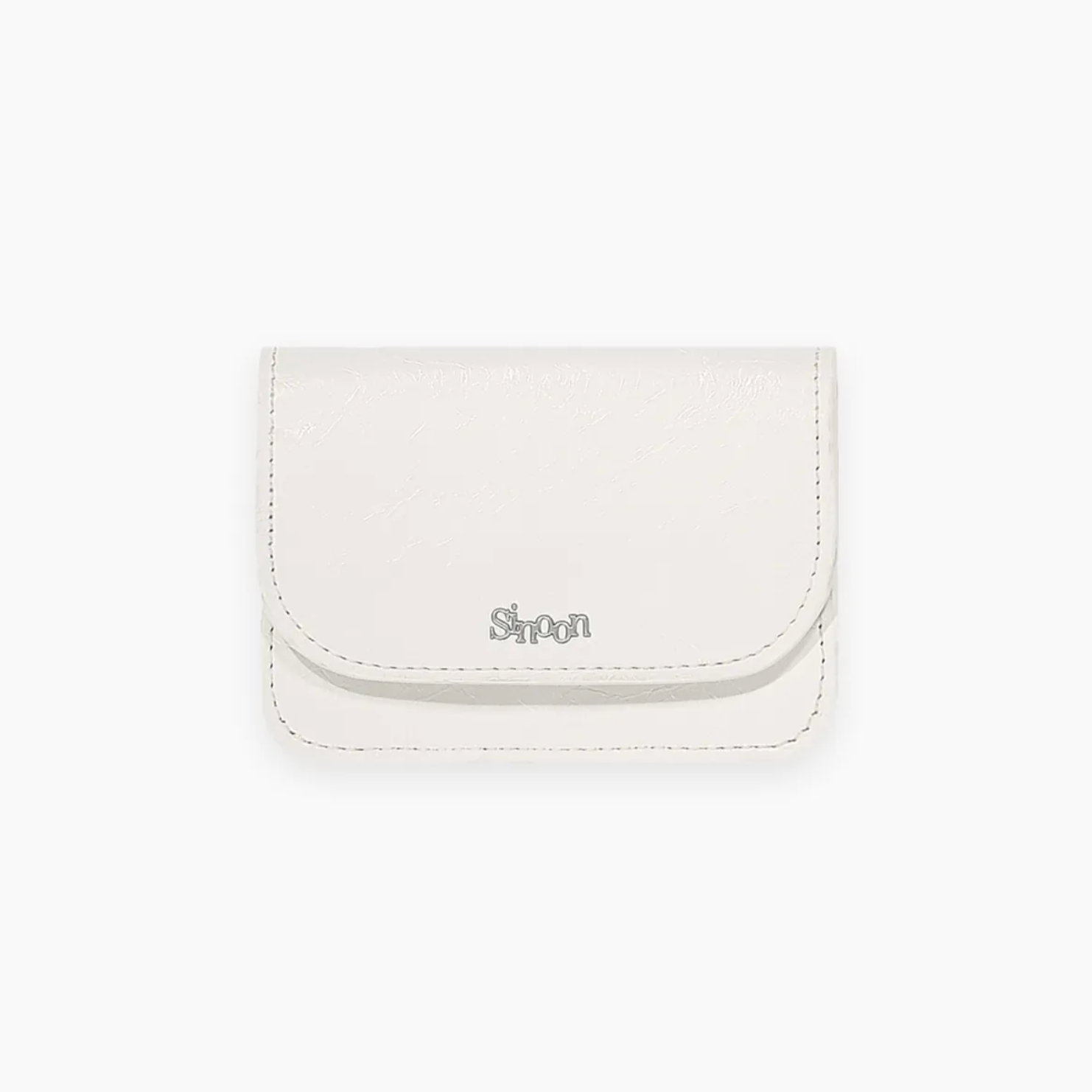 [SINOON] Sinoon Logo Card Wallet White