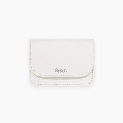 [SINOON] Sinoon Logo Card Wallet White