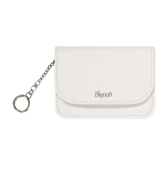 [SINOON] Sinoon Logo Card Wallet White