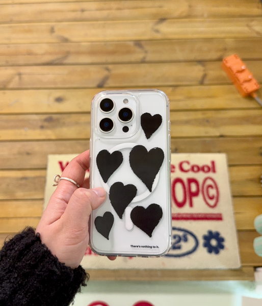 [your emotions] Drawing Heart Jelly Hard Case