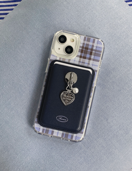 [freve] Autumn Check Jelly Hard Case