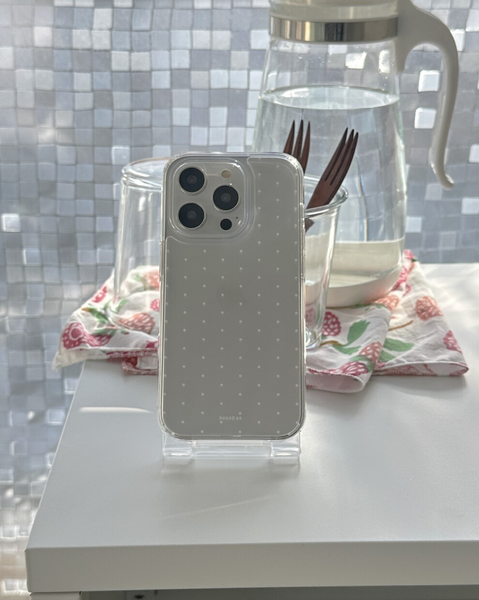 [honokaa] MINI Dot Jelly Hard Case