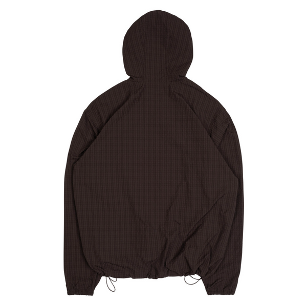 [THE COLDEST MOMENT] TCM Check Windstopper (burgundy)