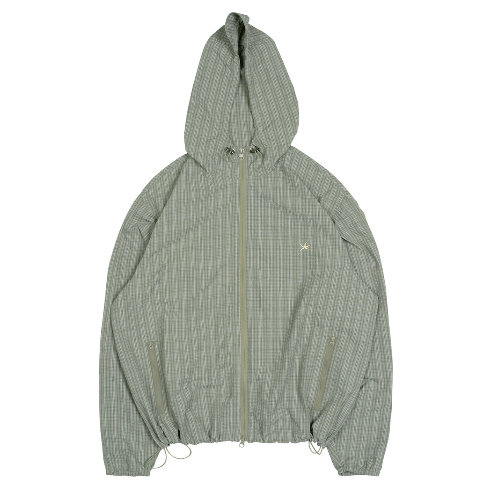 [THE COLDEST MOMENT] TCM Check Windstopper (Green)