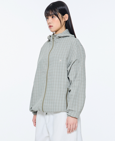 [THE COLDEST MOMENT] TCM Check Windstopper (Green)