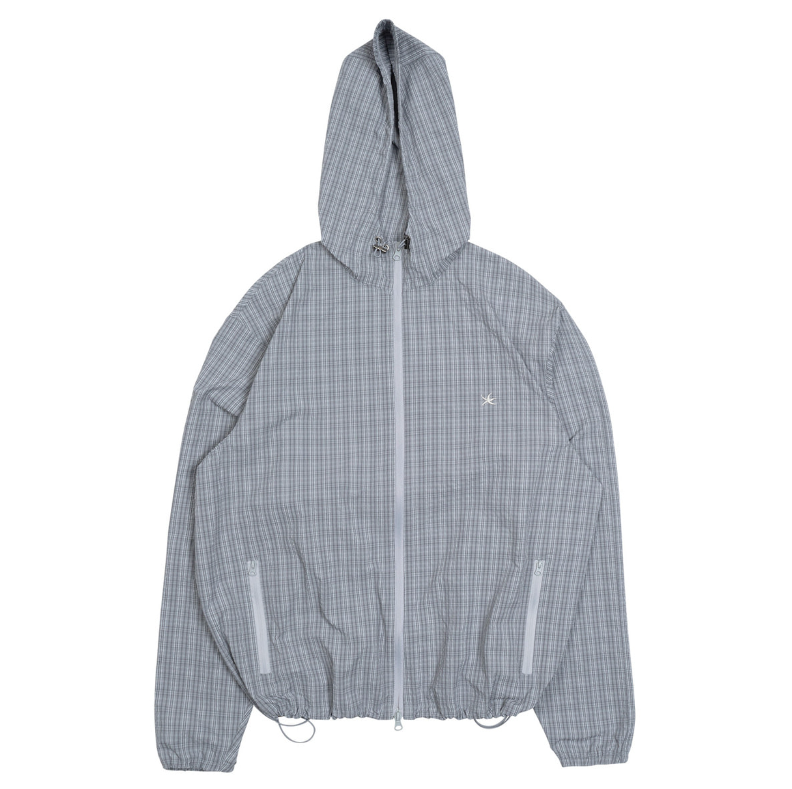 [THE COLDEST MOMENT] TCM Check Windstopper (Sky Blue)