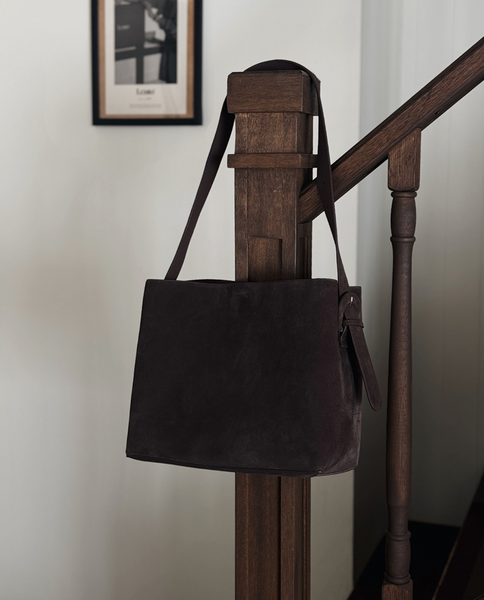 [SLOWAND] Premium Cowhide Suede Bag