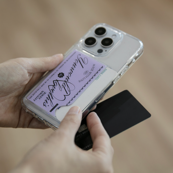 [YouWouldLoveThis] Closet Bumper Clear Card Case