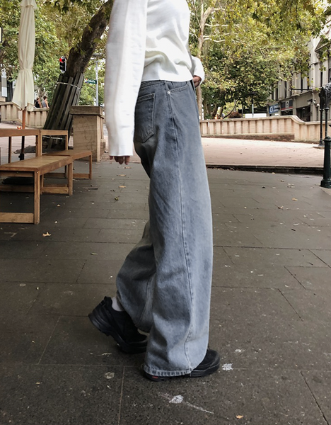 [SLOWAND] # SLOWMADE Secret Real Wide Denim Pants