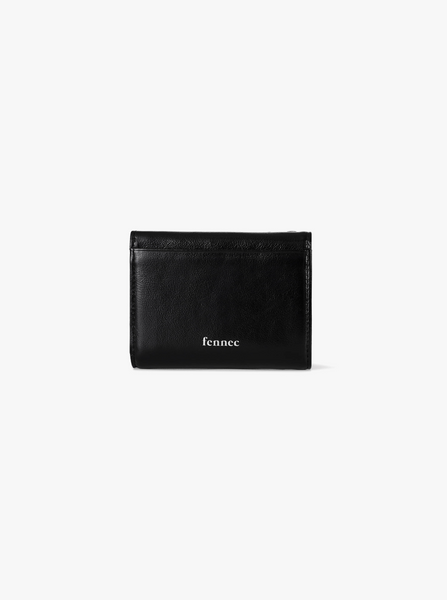 [fennec] HEARTY ZIPPER WALLET - BLACK
