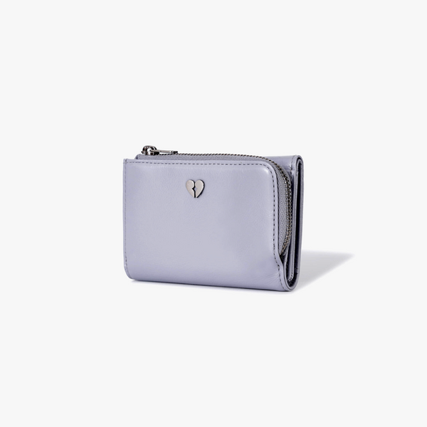 [fennec] HEARTY ZIPPER WALLET - MISTY LAVENDER
