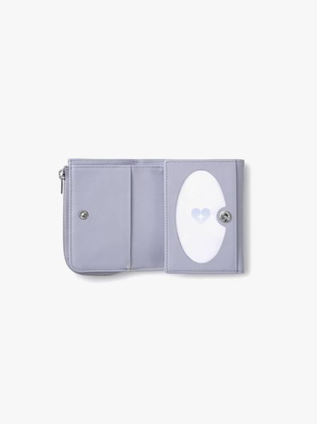 [fennec] HEARTY ZIPPER WALLET - MISTY LAVENDER