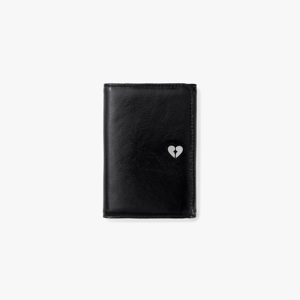 [fennec] HEARTY CARD POCKET - BLACK