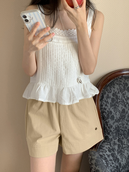 [98°C] [NEAH] Cotton Banding Half Pants