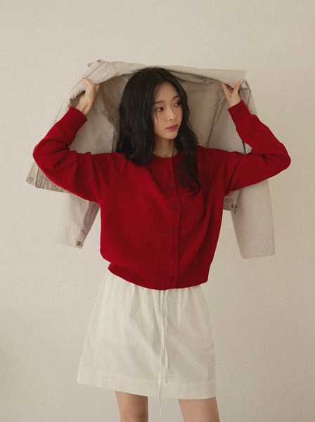 [98°C] [NEAH] Cotton Basic Cardigan