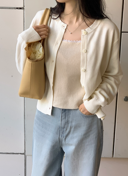 [98°C] [NEAH] Cotton Basic Cardigan