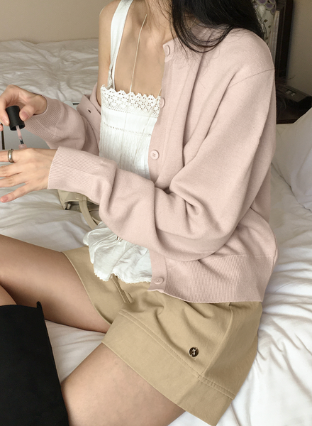 [98°C] [NEAH] Cotton Basic Cardigan