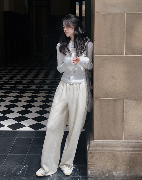 [SLOWAND] Everyday! Semi Wide Sweat Pants