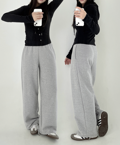 [SLOWAND] Everyday! Semi Wide Sweat Pants