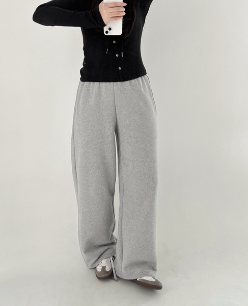 [SLOWAND] Everyday! Semi Wide Sweat Pants