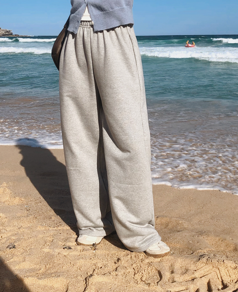 [SLOWAND] Everyday! Semi Wide Sweat Pants