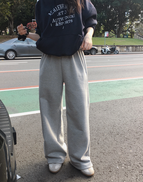 [SLOWAND] Everyday! Semi Wide Sweat Pants