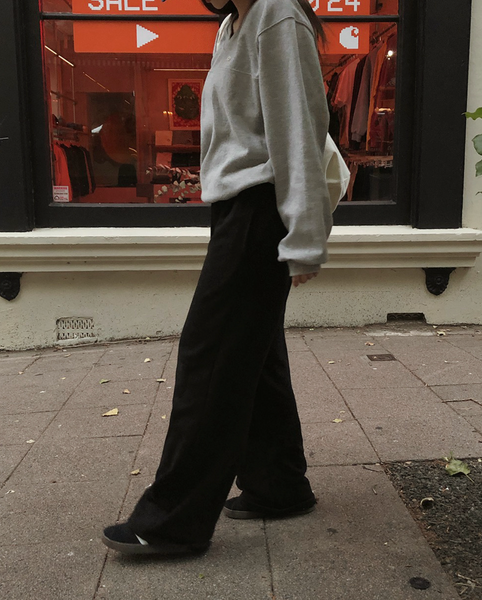 [SLOWAND] Everyday! Semi Wide Sweat Pants