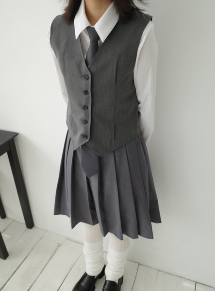 [Myorang] Nako Bendable Pleats Midi Skirt