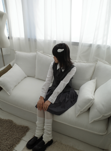 [Myorang] Nako Bendable Pleats Midi Skirt