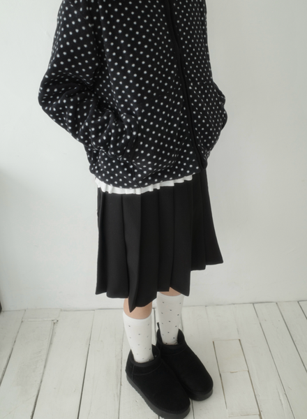 [Myorang] Nako Bendable Pleats Midi Skirt