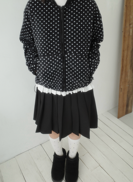 [Myorang] Nako Bendable Pleats Midi Skirt