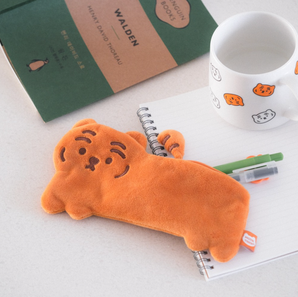 [MUZIK TIGER] Soft Flat Pencil Case
