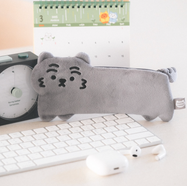 [MUZIK TIGER] Soft Flat Pencil Case