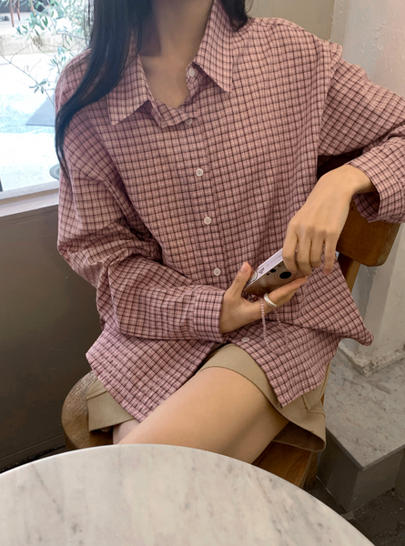 [98°C] [NEAH] Sweet Checkered Shirt