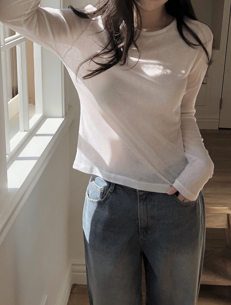 [SLOWAND] # SLOWMADE Real Women's Fit Wool T-shirt