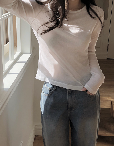 [SLOWAND] # SLOWMADE Real Women's Fit Wool T-shirt