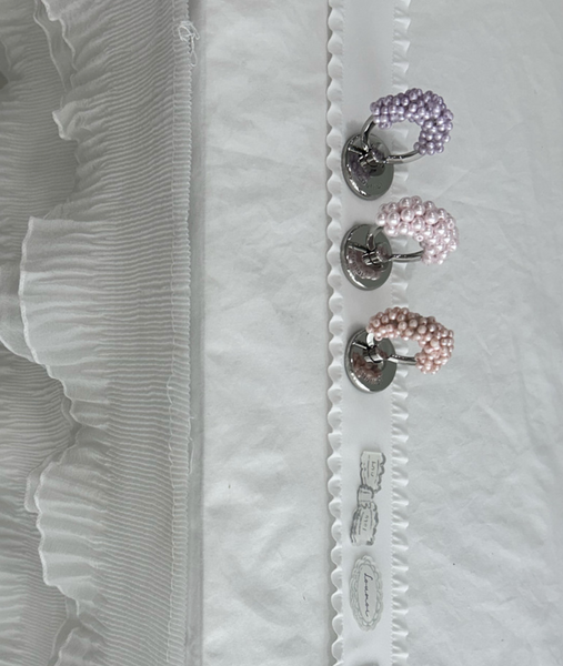 [loumoi] Ring Grip Tok Pale Pink Pearl