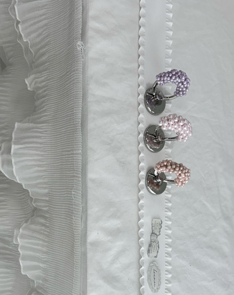 [loumoi] Ring Grip Tok Coral Pink Pearl