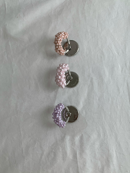 [loumoi] Ring Grip Tok Purple Pearl