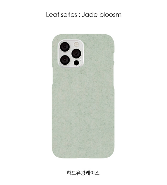 [loumoi] Leaf Series : Jade Blossom Hard Case