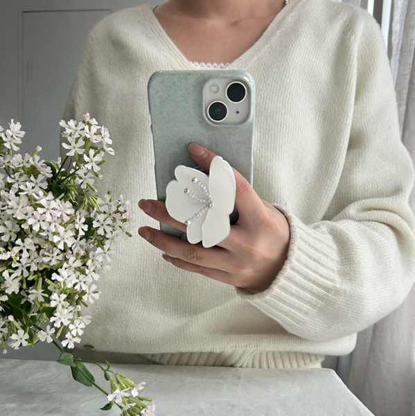 [loumoi] Leaf Series : Jade Blossom Hard Case