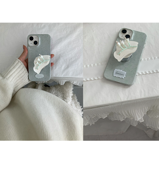 [loumoi] Leaf Series : Jade Blossom Hard Case