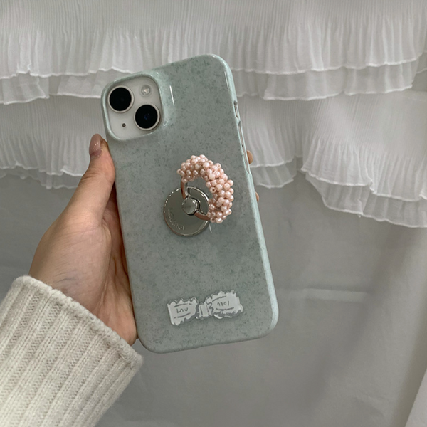 [loumoi] Leaf Series : Jade Blossom Hard Case