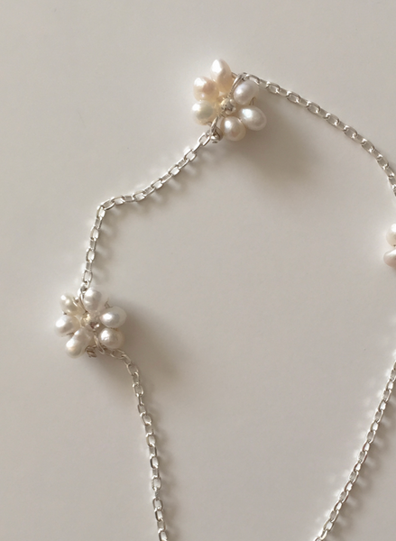 [moat] Blossom Pearl Bracelet (silver925)