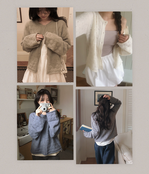 [SLOWAND] # SLOWMADE Mood Vintage Skashi Cardigan