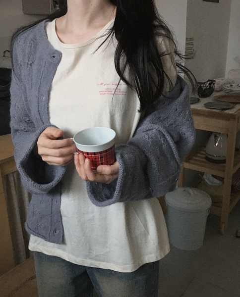 [SLOWAND] # SLOWMADE Mood Vintage Skashi Cardigan